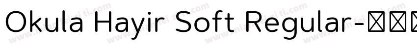 Okula Hayir Soft Regular字体转换